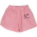 Pantalones cortos infantiles rosas de algodón informales a cuadros Bobo Choses 10 años para niña 
