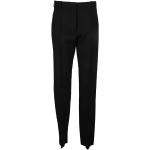 Victoria Beckham, Pantalones anchos negros de oficina Black, Mujer, Talla: S