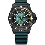 Relojes verdes de caucho de pulsera analógicos Victorinox para hombre 