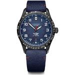 Relojes azules de pulsera redondos analógicos Victorinox para hombre 