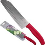 Cuchillos profesionales rojos Victorinox Santoku 