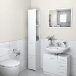 Mueble de baño de suelo Dundee color Blanco Lacado de 80 cm - Comprar  online al mejor precio.
