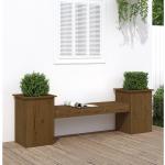 Muebles marrones de pino de jardín rústico vidaXL 