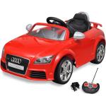 vidaXL Coche de juguete rojo con mando, modelo Audi TT RS
