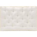 vidaXL Cojín para sofá de palets beige 120x80x10 cm