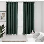 Accesorios verdes para cortinas opacos vidaXL 