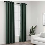 Accesorios verdes de poliester para cortinas opacos vidaXL 
