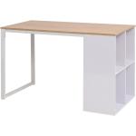 Mesas blancas de madera de oficina modernas vidaXL de contrachapado 