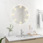 Espejos retroiluminado Rectangular con luz- Espejo de Baño con Iluminación  LED - Luz Espejo de para Baño Dormitorio Maquillaje 70x80CM
