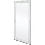 Espejos blancos de madera de pared biselados barrocos vidaXL 