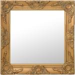 Espejos dorados de madera de pared biselados barrocos vidaXL 
