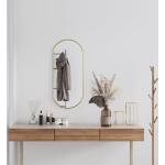 Espejos dorados de vidrio de baño minimalista vidaXL 
