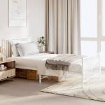 Colchones & camas blancas de metal vidaXL 100x190 