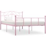 Colchones & camas rosas de metal vidaXL 120x200 