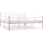 Colchones & camas rosas de metal vidaXL 180x200 