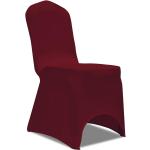 Fundas rojas de tela para silla vidaXL 