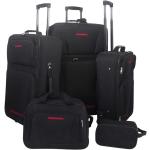 Set de maletas negras de PVC con aislante térmico vidaXL en pack de 5 piezas de materiales sostenibles 