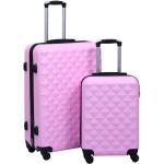 Set de maletas rosas con ruedas vidaXL 