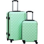 Set de maletas verdes con ruedas vidaXL 