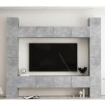 Soportes grises de madera para TV modernos vidaXL 