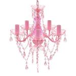 Lámparas araña rosas de vidrio vidaXL 