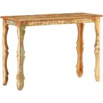 Mesas auxiliares marrones de madera maciza vintage vidaXL de materiales sostenibles 