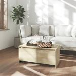 Mesas beige de madera de centro  modernas vidaXL 