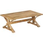 Mesas marrones de madera maciza de madera  vintage vidaXL barnizadas 