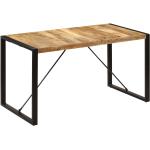 Mesas marrones de madera maciza de cocina  industriales vidaXL 