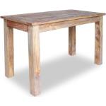 Mesas marrones de madera maciza de cocina  vintage vidaXL 
