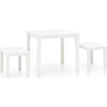 Mesas blancas de jardín  vidaXL 