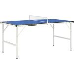 Mesas azules de acero de ping pong vidaXL 