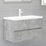 Armarios grises de madera de baño modernos vidaXL 