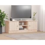 vidaXL Mueble de TV ALTA madera maciza de pino 112x35x41 cm