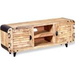 vidaXL Mueble para la TV de madera de mango rugosa 120x30x50 cm
