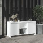Salón blanco de madera minimalista vidaXL de contrachapado 