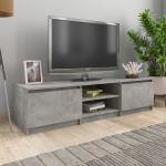 Mueble TV nórdico gris 136x39x49cm