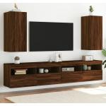 Muebles marrones de madera de salón vidaXL 