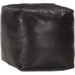 Pufs sillón negros de algodón modernos vidaXL 
