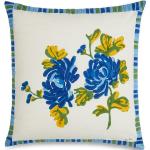 Vienna floral-print cotton cushion
