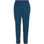 Pantalones ajustados azules de viscosa rebajados de otoño lavable a máquina Vila talla S para mujer 