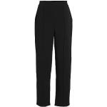 Pantalones negros de poliester de cintura alta tallas grandes Vila talla XXL de materiales sostenibles para mujer 