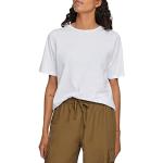 Camisetas orgánicas de algodón de manga corta tallas grandes manga corta con cuello redondo Vila talla XXL de materiales sostenibles para mujer 