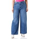 Jeans azules de denim de cintura alta ancho W34 Vila talla M para mujer 