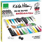 VILAC-Le Jacquet/Checkers Set-Keith Haring Juegos de Mesa, Multicolor (9228)