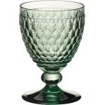 Copas verdes de vidrio de vino aptas para lavavajillas rústico Villeroy & Boch 