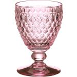 Copas rosas de vidrio de vino aptas para lavavajillas rústico Villeroy & Boch 