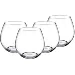 Copas transparentes de vidrio de agua rebajadas Villeroy & Boch en pack de 4 piezas para 4 personas 