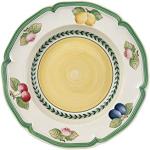 Villeroy & Boch 10-2281-2700 French Garden Fleurence-Plato Hondo (Porcelana, 23 cm), Color Multicolor, Blanco y Amarillo, 9.26x9.26x4.33 cm