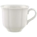 Tazas blancas de porcelana de café  de 200 ml aptas para lavavajillas Villeroy & Boch Manoir 